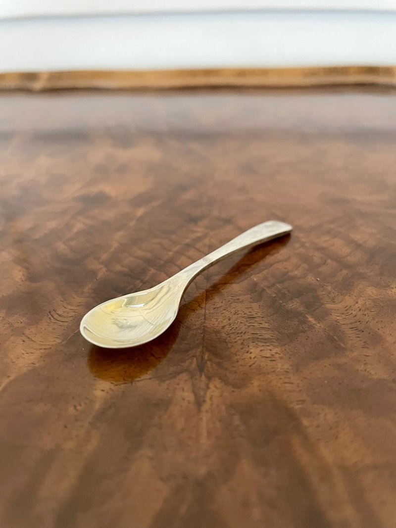 George V Cased Four Piece Solid Sterling Silver Condiment Set by Viners, Sheffield - Image 4